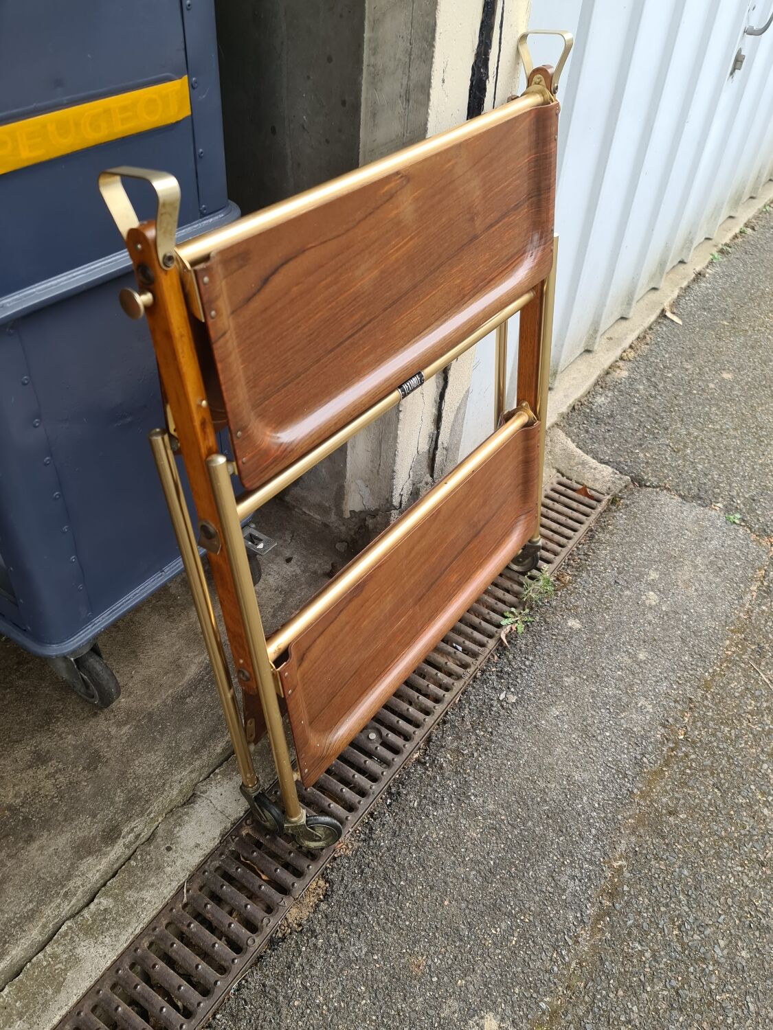 Vintage Textable folding trolley