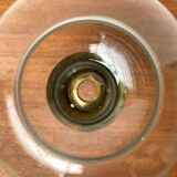 Brass and glass candle holder by Harald Buchrucker, mid-century, 1960s.