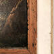 Trumeau decorated with an oil on canvas representing an animated landscape, early nineteenth century