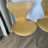 Set of 2 Serie 7 chairs (3107) by Arne Jacobsen / Fritz Hansen