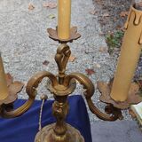 Bronze candelabras