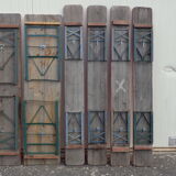 2 placemats and brewery benches