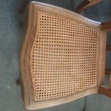 Suite of 8 Louis XV style chairs solid beech