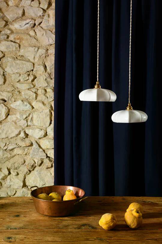MARIA - Enameled porcelain - Pendant light