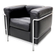 Fauteuil en cuir Lecorbusier LC2