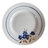 Round flat iron earth dish Badonviller Tunis