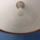 Vintage white wooden Steinhauer pendant lamp, plexiglass suspension light