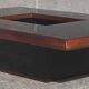 Signed coffee table (Jean Claude Mahey, 70s)