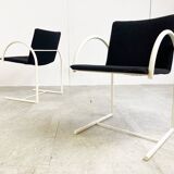 Postmodern cirkel dining chairs by Metaform, 1980s, Set of 6