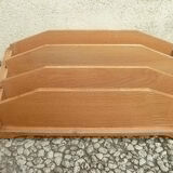 Porte courrier ancien en bois