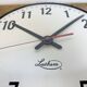 Vintage Black School Wall Clock from Lathem, 1980s