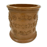 Terracotta tabac pot vernissee XlXeme gb 2 grès de beauvaisis