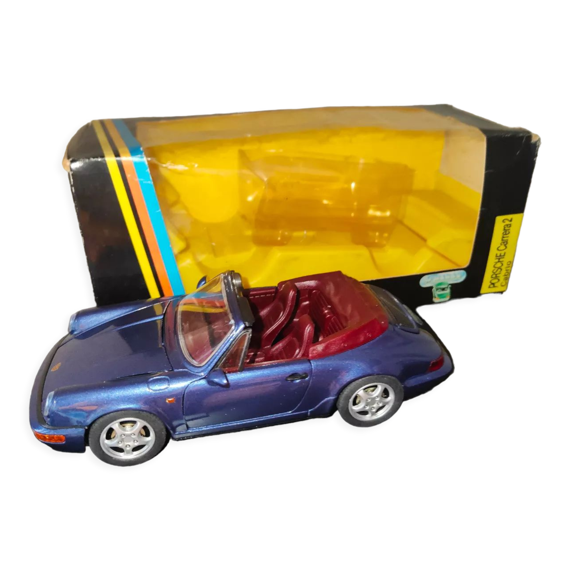 Porsche Carrera 2 Cabrio 1800 Schabak Miniature Car 1/43