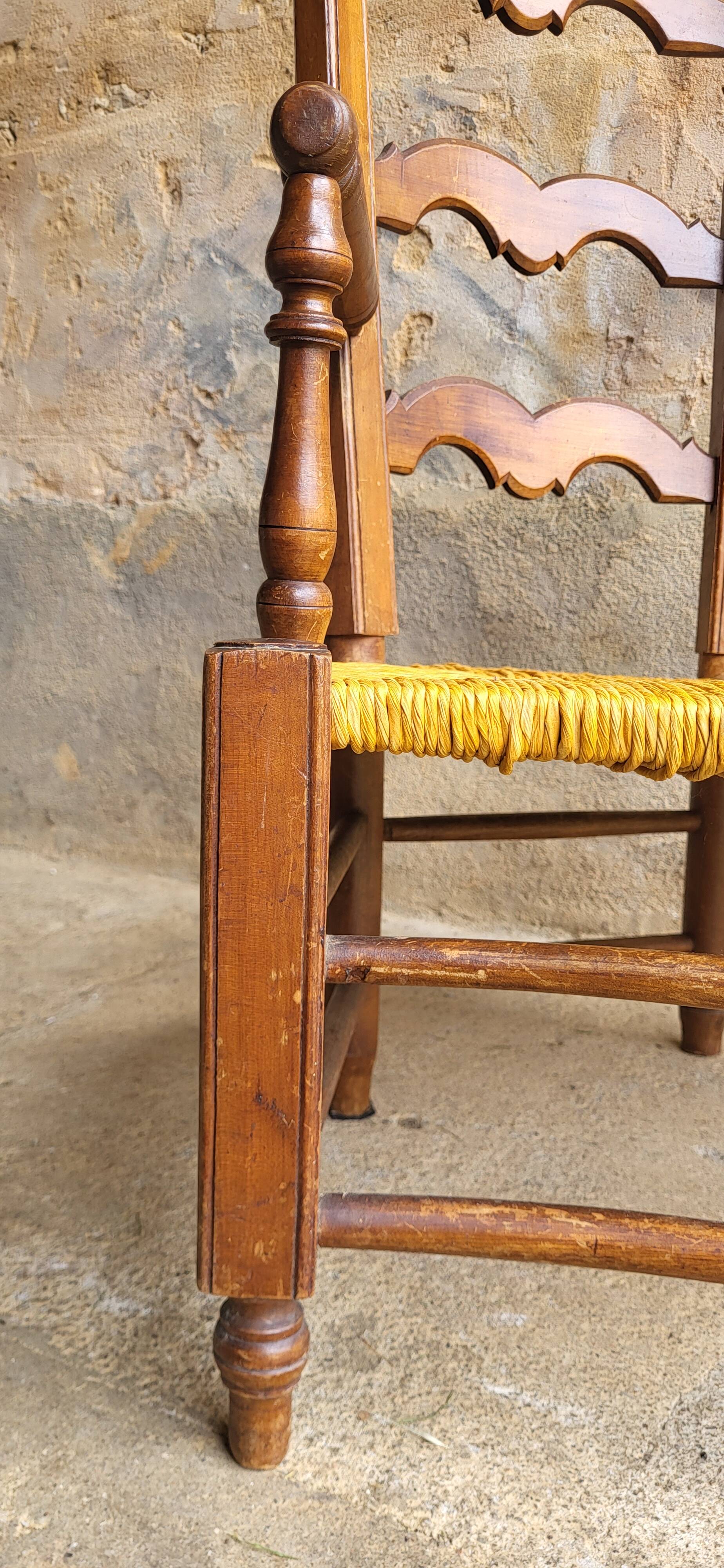 19th century Provençal Radassier armchair