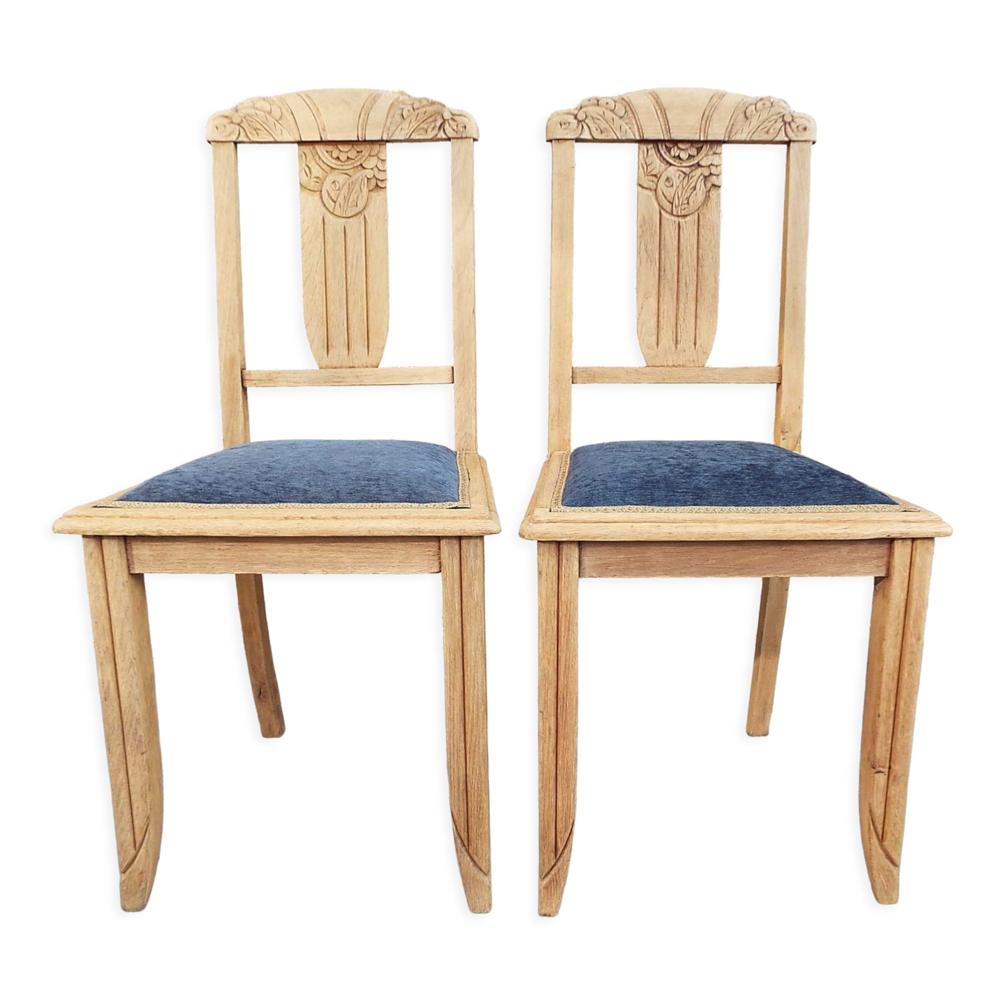 2 art deco style chairs