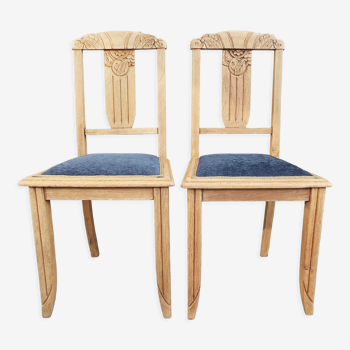 2 art deco style chairs