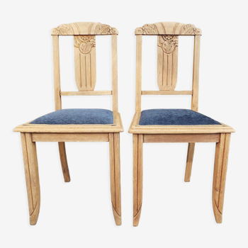 2 chaises style art déco