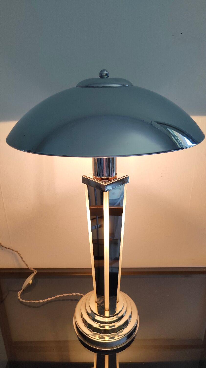 Lamp house Sofar in silver bronze