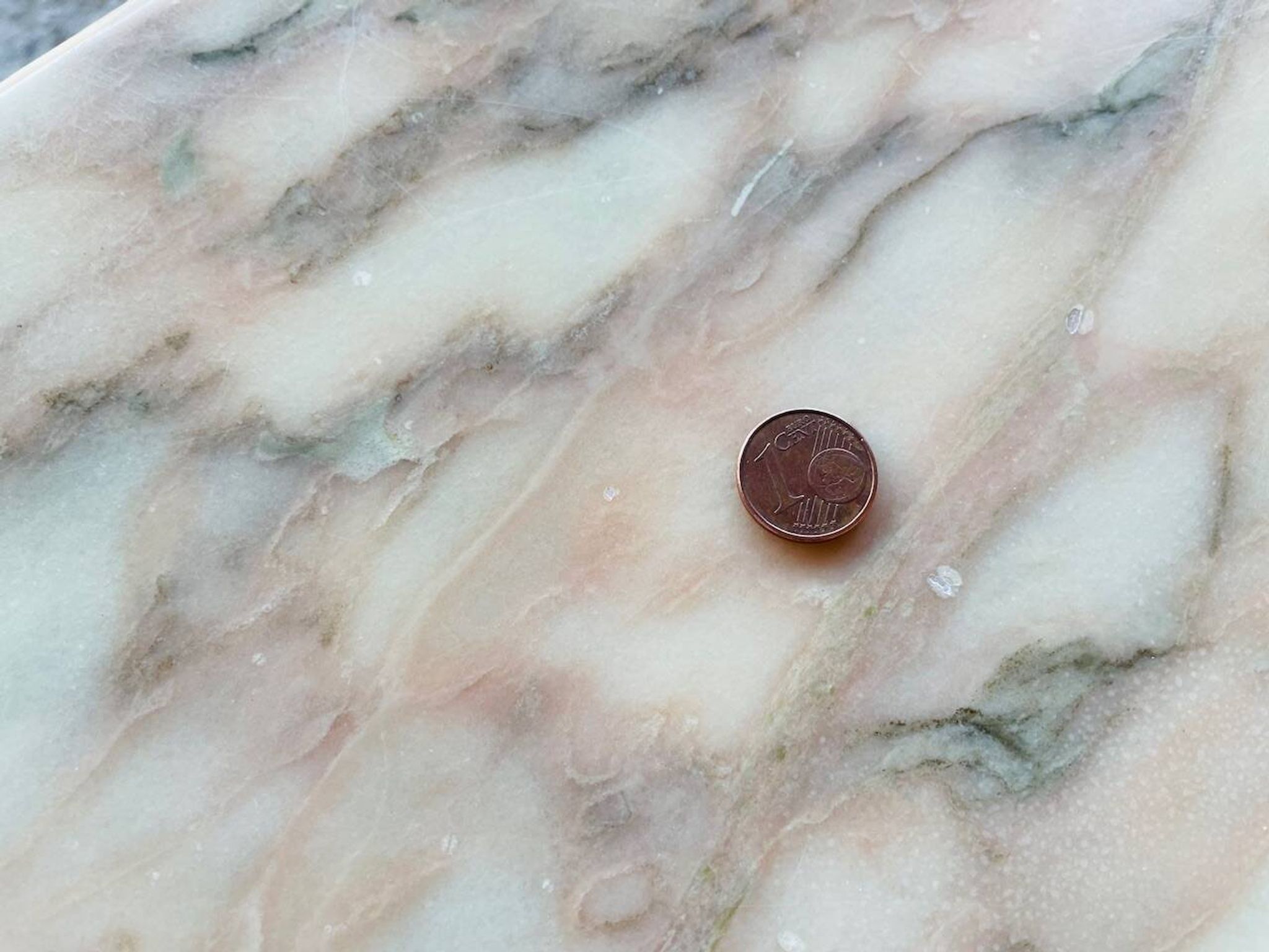 Vintage marble and brass coffee table circa 60's