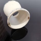 Vintage blue earthenware egg cup