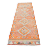 3x11 Pale Orange Turkish Vintage Runner, 86x327