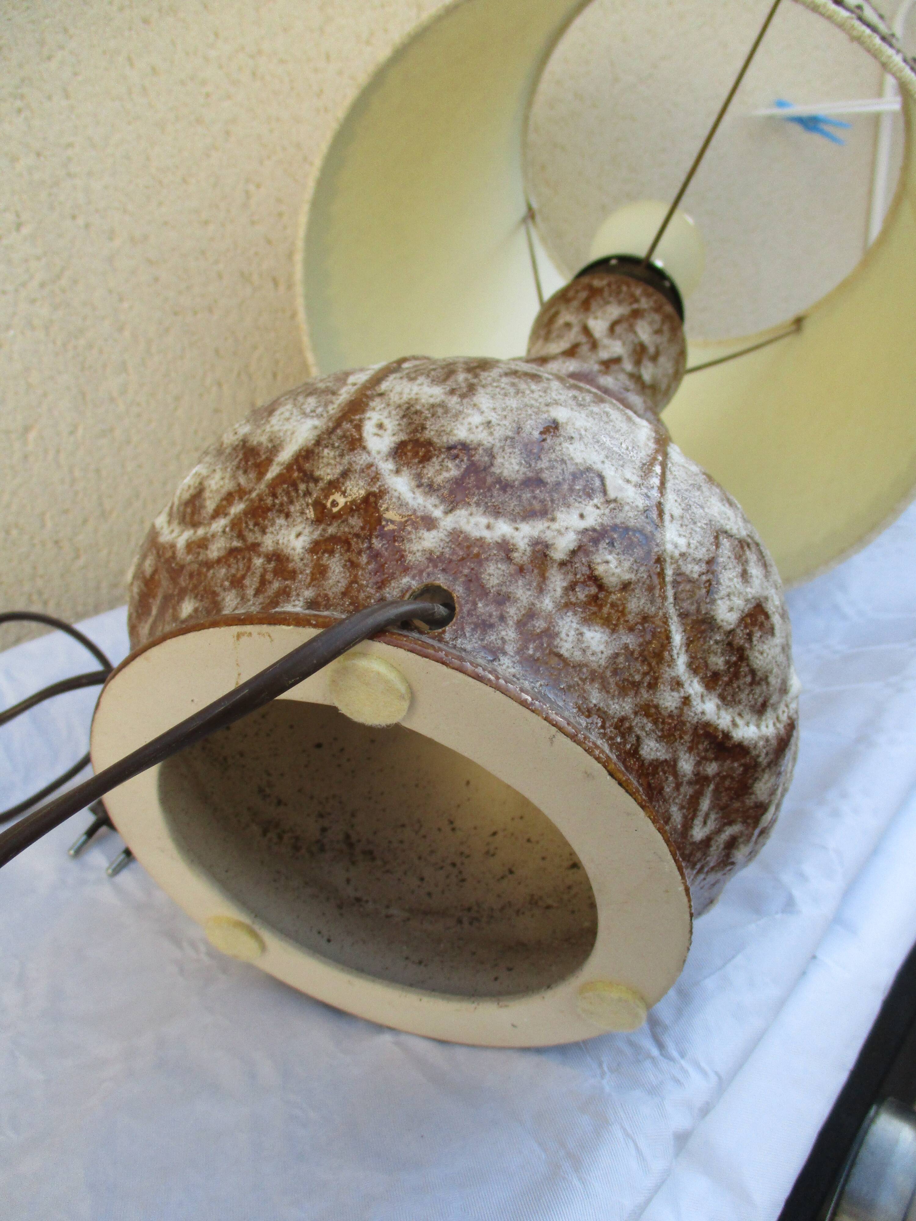 table lamp ceramic vintage years 70/80