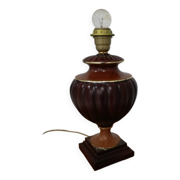Lampe à poser  de marque "Lancel" sans abat-jour des année 80.