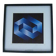Tableau Vintage Art Optique - Victor Vasarely - Frame 40x40cm