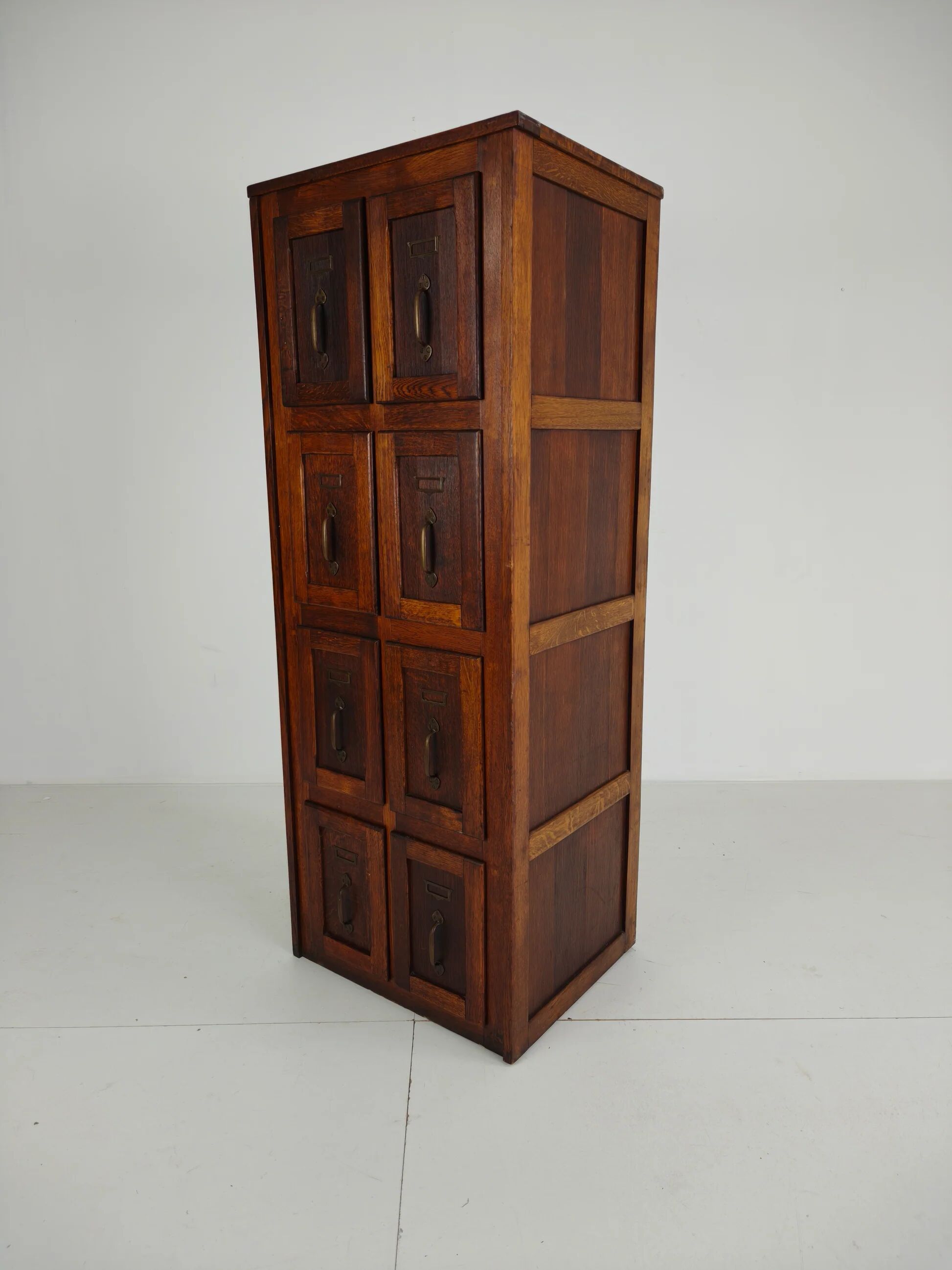 Antique oak filing cabinet – c.1900–1920