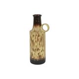 Vase Fat Lava XL Scheurich Allemagne de l’Ouest Poterie Beige Kuch 412-47