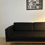 Dark grey 3-seater Scandinavian-style sofa by Habitat