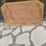 Still life painting, bouquet of flowers, oil on wood by Lillie Honnorat