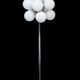 Vintage Italian space age floor lamp by Reggiani, dating from the 1960s.