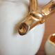 Service à digestif et tasses en porcelaine de Limoges Lucien Michelaud vintage