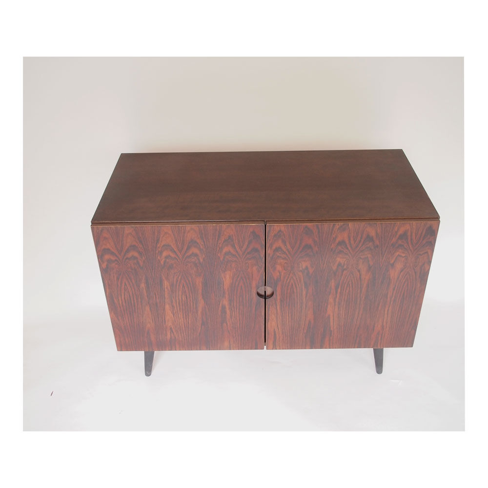 Small Danish Scandinavian row Palissandre de Rio