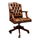 Classic English President Chair Brown Office chair