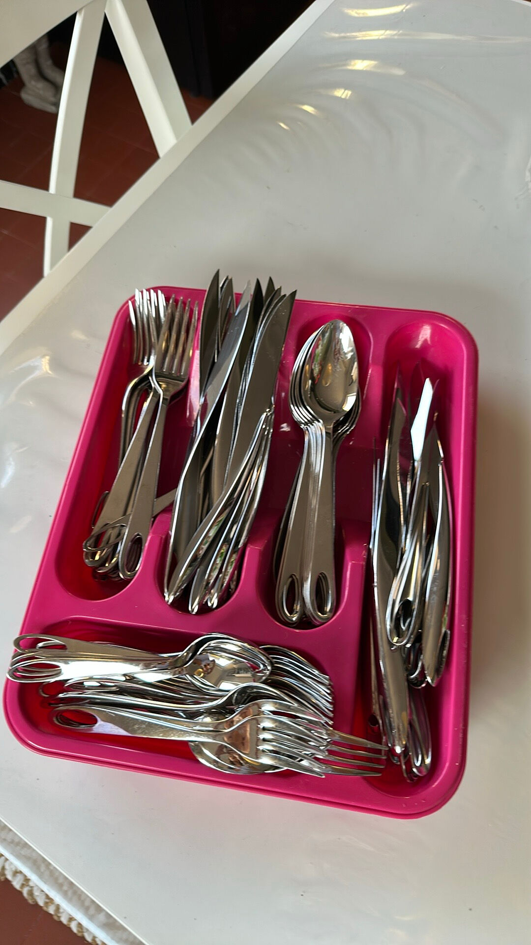 Complete cutlery set, including 72 pieces by Alessi designed by Philippe Starck.