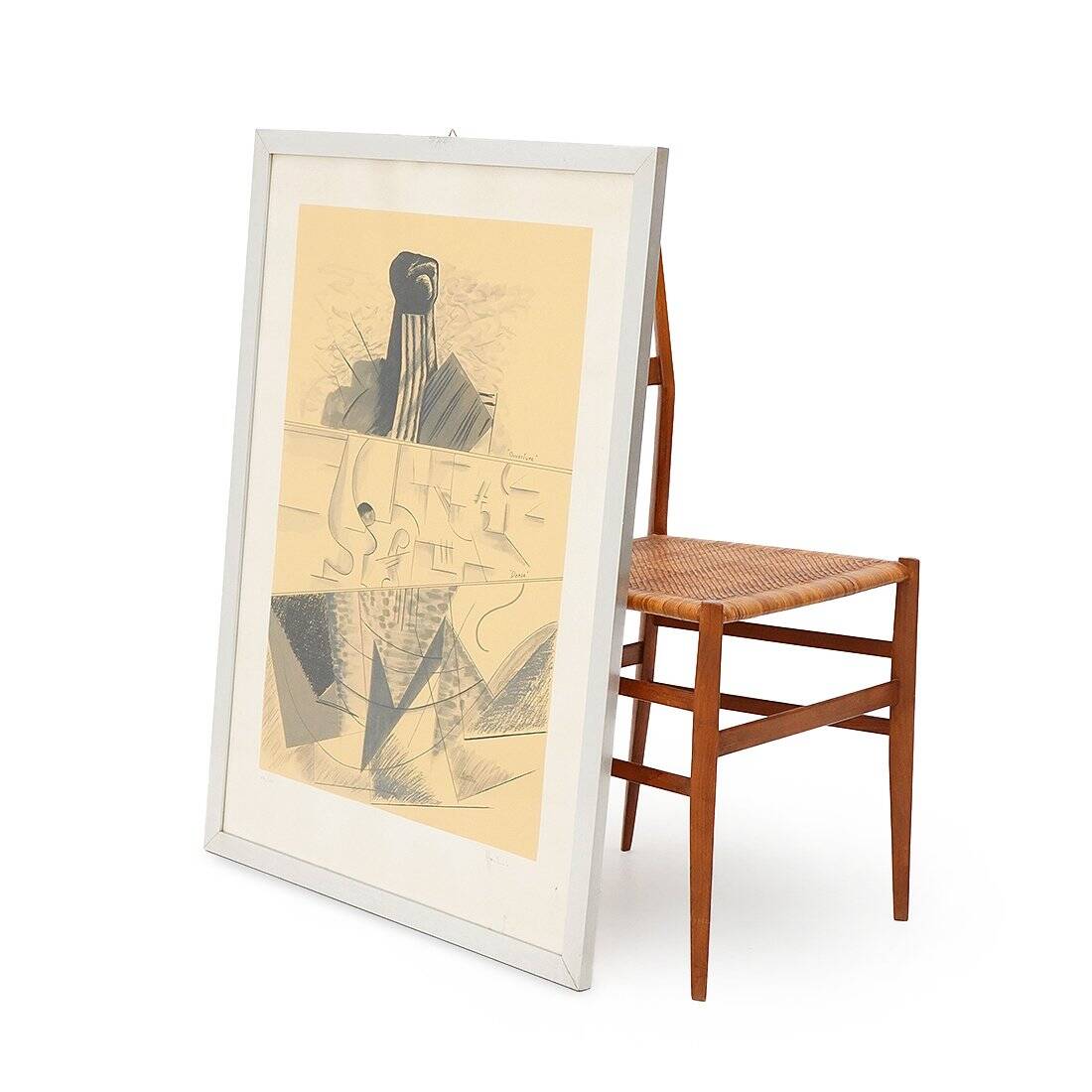 Aldo Mondino, Dance, colour lithograph on paper, 1970s