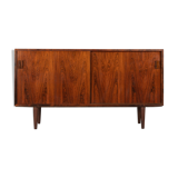 Mid-century rosewood sideboard with sliding doors from DR Mobler, 1960s