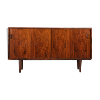 Mid-century rosewood sideboard with sliding doors from DR Mobler, 1960s