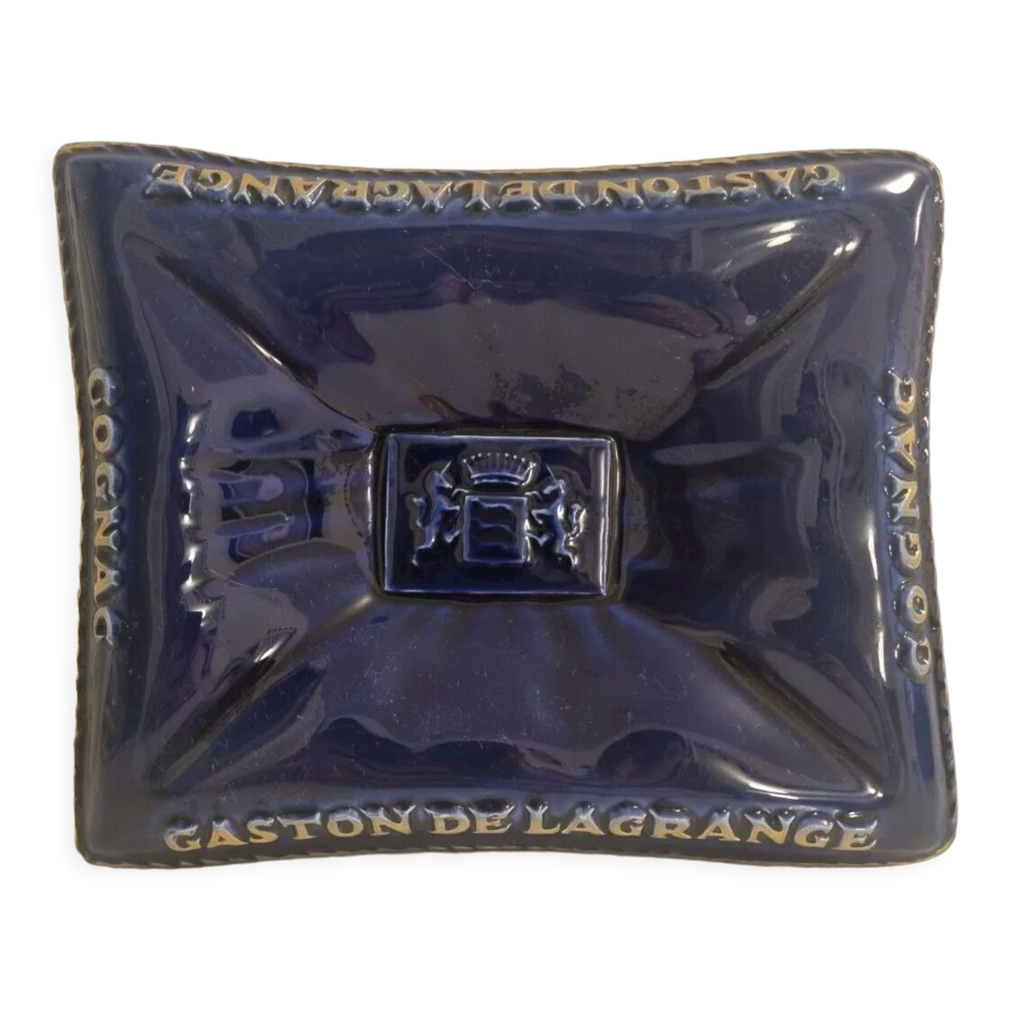 Former Cognac Gaston de Lagrange counter ashtray