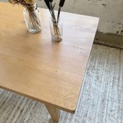 Table de ferme extensible en chêne massif
