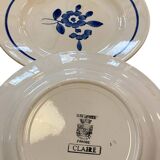 "Claire" Sarreguemines dessert plates