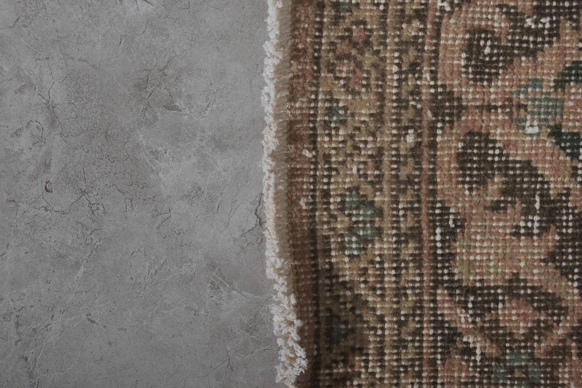 Vintage Turkish hallway rug 86x791 cm