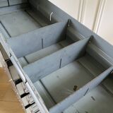 Meuble d'atelier en métal pour outils visserie 8 tiroirs vintage