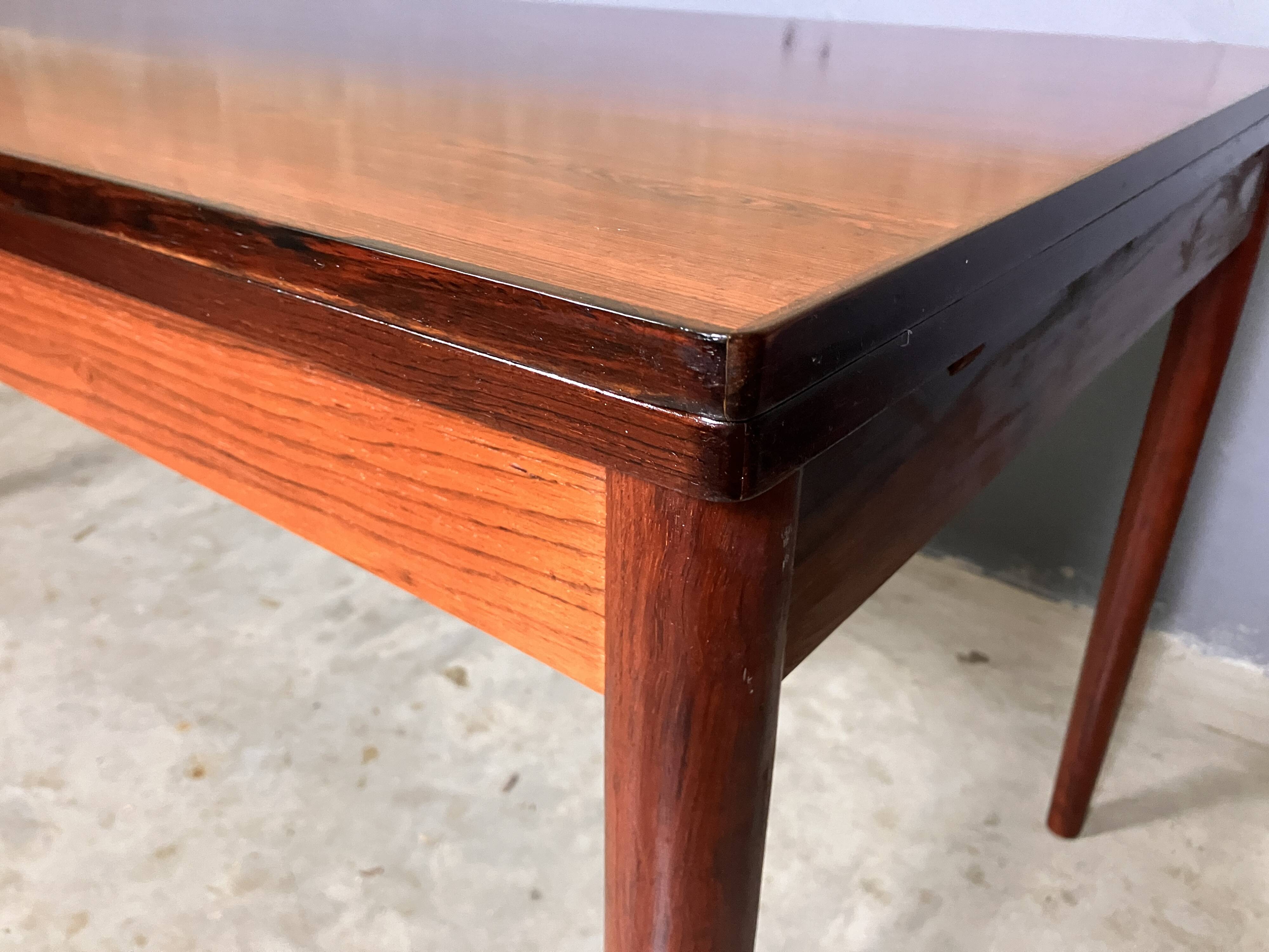 Rosewood dining table XL Mid Century Vintage Dutch Design
