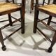 Lancashire spindleback dining arm chairs 1900's