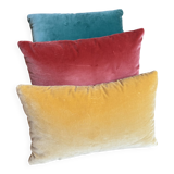 Coussin en velours - rose
