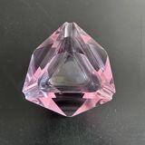 Pink crystal ashtray