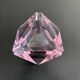 Cendrier en cristal rose